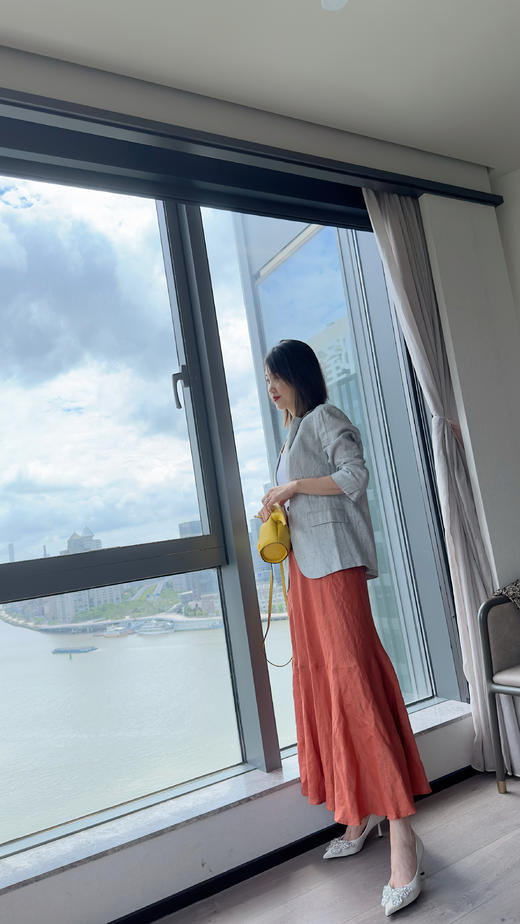 westory2023秋季新款高脚小细跟内水钻饰扣皮鞋通勤尖头单鞋W23CE73261 商品图5