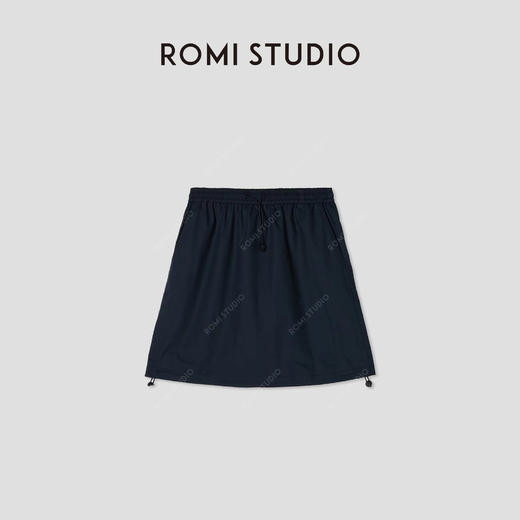 ROMI STUDIO【luxy系列】复古休闲灯芯绒高腰百搭修身短款半裙Q2621 商品图1