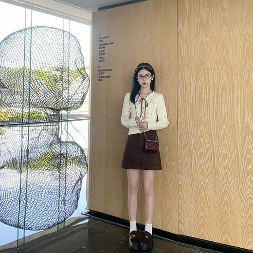 <曾小咸推荐>4.8现货秒杀 ！微信超特价！甜美可拆卸蝴蝶结针织衫 日常169.99 立减110 秒杀59.99！！ 商品图4