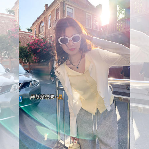 <曾小咸推荐>现货秒杀 ！微信超特价！白拼黄短款假两件长袖 日常159.99 立减80 秒杀79.99！！ 商品图1