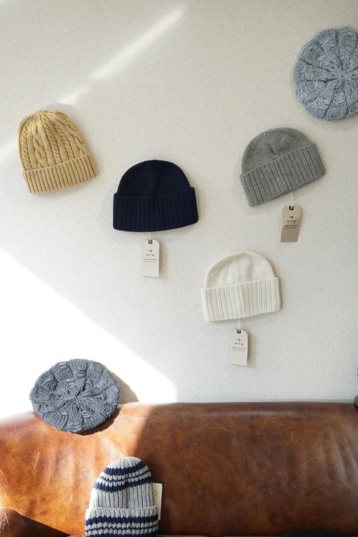 HTS 绞花毛线帽 商品图1