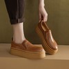 【预售5天】厚底休闲单鞋女春秋季新款圆头一脚蹬舒适松糕鞋TYMXY&1897 商品缩略图3