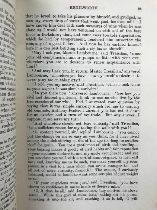 1897年 司各特《凯尼尔沃思》 1幅插图 真皮精装32开 商品图4