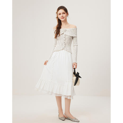 IEF/爱依服2025半身裙 春季 法式温柔小女人气质通勤百搭单裙N41617 商品图1