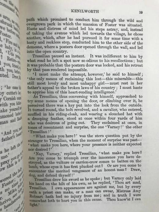 1897年 司各特《凯尼尔沃思》 1幅插图 真皮精装32开 商品图5