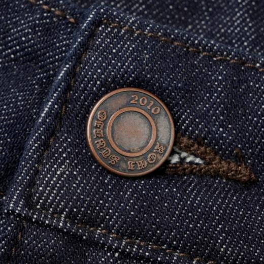 ROMI STUDIO “棕标甄选” 高支斜纹棉洗水拼色直筒牛仔裤 24SSN674 商品图2