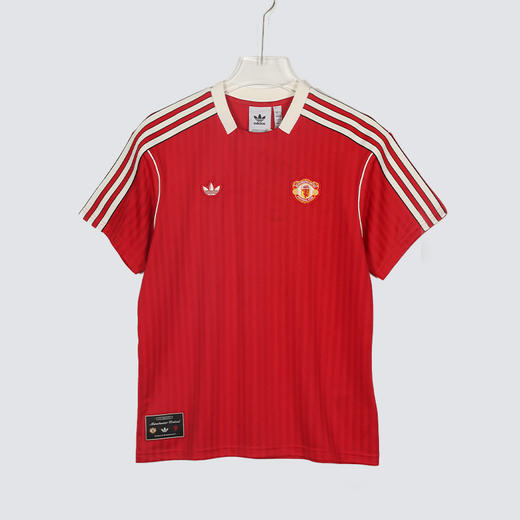 小李子正品ADIDAS阿迪达斯曼联足球休闲文化短袖T恤成人男JF0386 商品图1