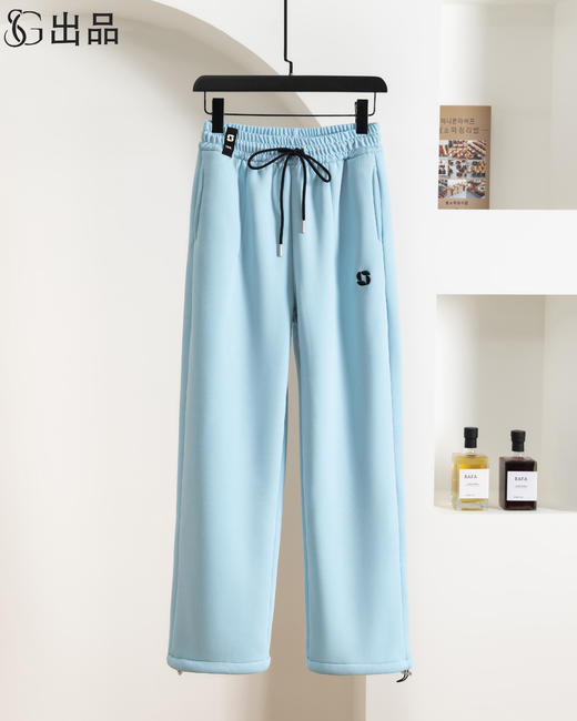 【YW】无忧购“清仓福利”韩版休闲五彩风车刺绣柔软加绒抽绳束脚卫裤2042（截单后7天发货)25年清仓捡漏 商品图6