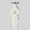 ROMI STUDIO高充绒量白鹅绒冬季中长款带围脖休闲时尚羽绒服W2294 商品缩略图2