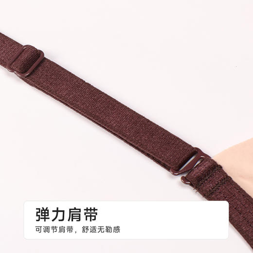 都市丽人B杯常规内衣中厚蕾丝聚拢升杯树脂胶圈常规文胸YBH1C5 商品图8