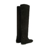 Giuseppe Zanotti 女士绒面革及膝平底长靴 黑色 I480008001 商品缩略图2