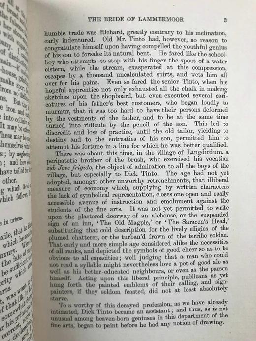 1897年 司各特《拉美莫尔的新娘》 1幅插图 真皮精装32开 商品图4