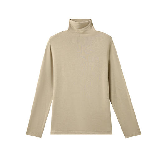 莱赛尔高领打底衫！2024女秋冬兰精天丝显瘦百搭针织衫羊毛保暖长袖上衣！ 商品图8