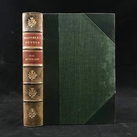 1897年 司各特《古董商》 1幅插图 真皮精装32开