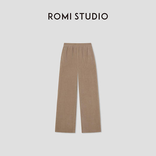 ROMI STUDIO加厚雪尼尔休闲裤 K2377 商品图0