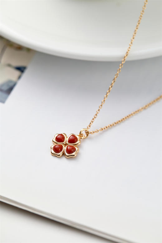 pearl moments珍刻  四合如意 四叶草项链 手链 商品图3