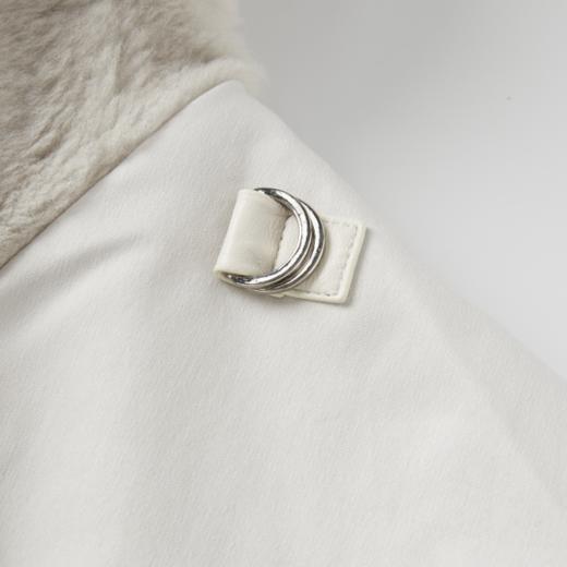 ROMI STUDIO北海道超轻白鹅绒正反两穿中长款羽绒外套 W2340 商品图2