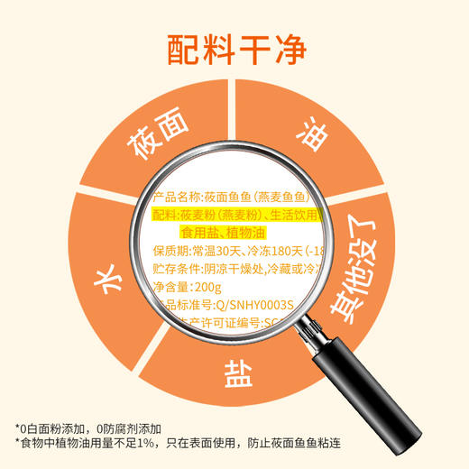 雁门清高山西特产莜面鱼鱼燕麦杂粗粮低脂高饱腹代餐主食现做现发（买五袋送五袋） 200g/袋 商品图2