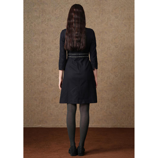 乔万尼新款女冬季羊毛连衣裙针织法式千金感ET4E837 商品图4