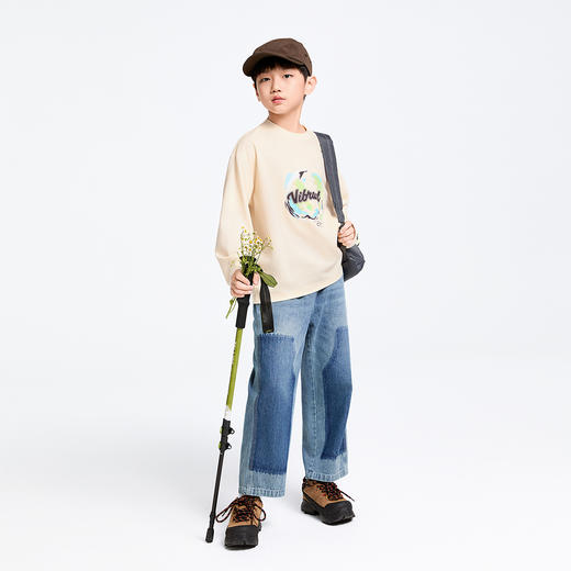 男童圆领长袖针织衫春季新款安奈儿童装实体店同款AB511509 商品图3