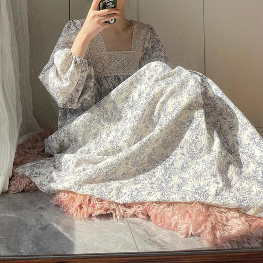 裁缝学苑AQ412新款方领长裙子纸样女装秋季连衣裙服装打版样板 商品图2