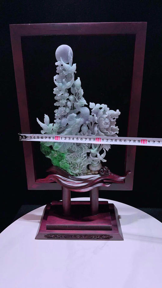 620793翡翠摆件【凤凰来仪】 商品图1