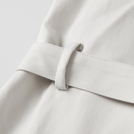 ROMI STUDIO北海道超轻白鹅绒正反两穿中长款羽绒外套 W2340 商品图4