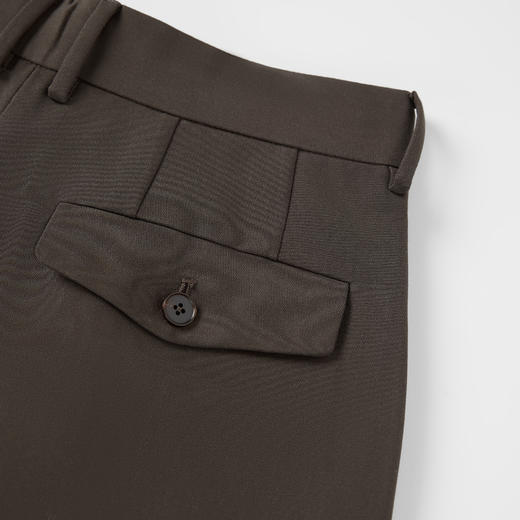 ROMI STUDIO复古简约双褶微阔垂感松弛感休闲西裤香蕉长裤P6025 商品图4