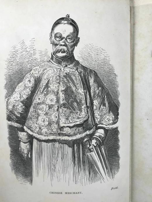 含中国内容！1879年 胡布纳《环球漫步》 23幅插图 漆布精装32开 商品图2