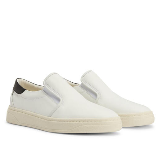 Giuseppe Zanotti 男士签名徽标休闲运动鞋 白色 RU40007001 商品图1