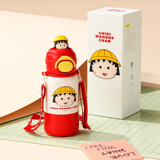 【颜值新主张，陪你畅饮一整天】奥特曼三饮保温杯 女新款高颜值儿童吸管水杯子 学生草莓熊上学水壶-QQ 商品图4