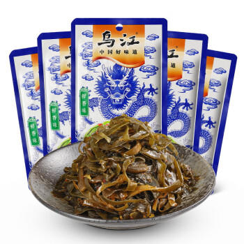乌江榨菜 下饭菜 小酌菜 鲜香味凉拌海带丝 70g*5袋 佐餐小小咸菜 /粮油调味 /调味品 /榨菜/酱腌菜 商品图2