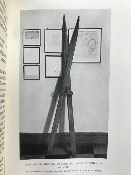 1933年 挪威探险家弗里乔夫·南森传 4幅插图 布面精装32开 商品图7