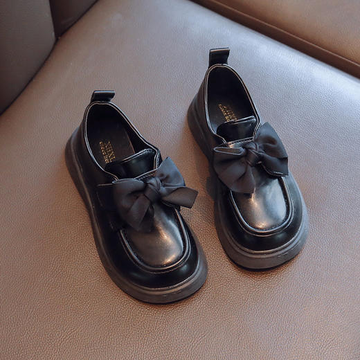 【蝴蝶结装饰，简约又大方~】童鞋儿童公主鞋 女童皮鞋 春季新款 宝宝鞋子 春季小童蝴蝶结单鞋-QQ 商品图7