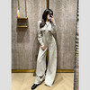 ROMI STUDIO “法式复古” 早秋100%雨露麻收腰连体阔腿裤 K3553 商品缩略图4