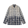 BJHG不计后果美式格子衬衫男款夏季潮牌宽松复古渐变休闲情侣上衣 商品缩略图4