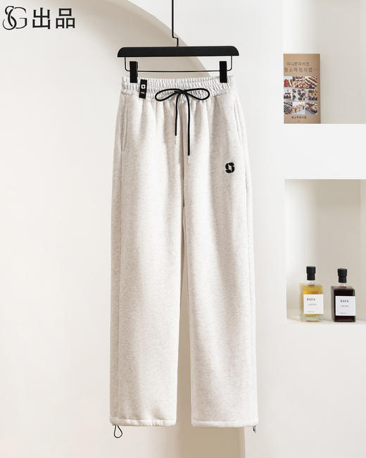 【YW】无忧购“清仓福利”韩版休闲五彩风车刺绣柔软加绒抽绳束脚卫裤2042（截单后7天发货)25年清仓捡漏 商品图5