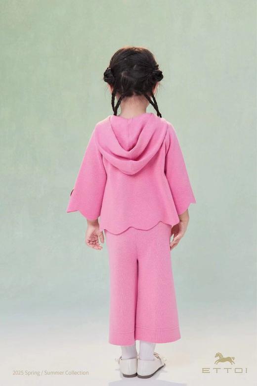 【5楼】ETTOI爱多娃女童新中式国风上衣裤子2025年新款羊毛拜年服 商品图3