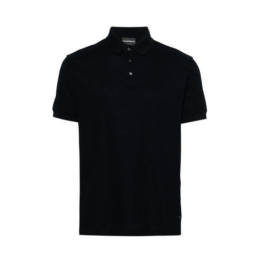 EMPORIO ARMANI 阿玛尼 男士小鹰徽标贴花棉质短袖polo衫 深蓝色 3D1FM2 1JGYZ F997 商品图0