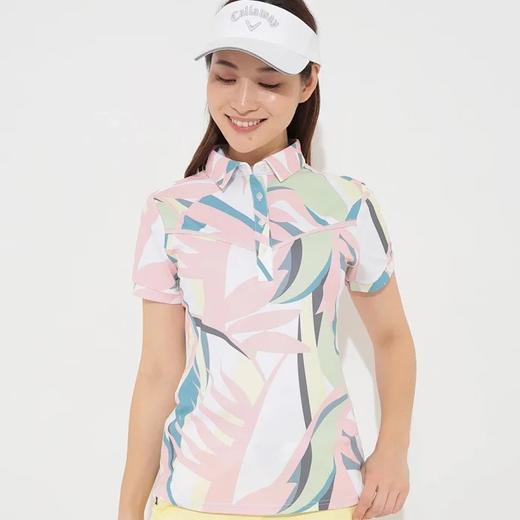 callaway高尔夫精品女装 花色短袖 200cc透气凉感面料 防晒速干 商品图5