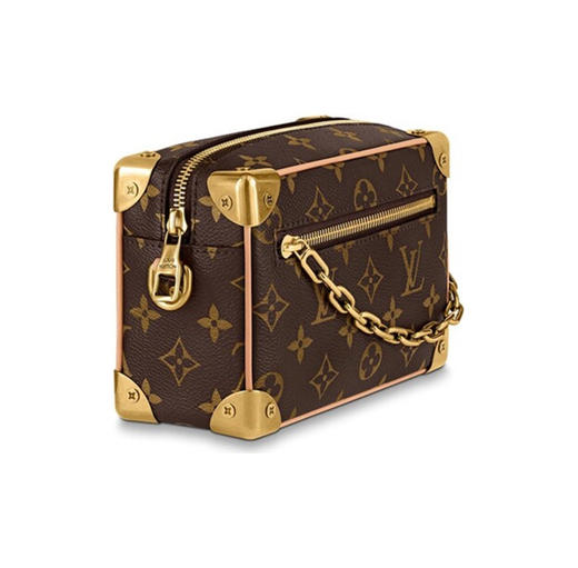 顶级免税版 VIP专柜体验 收到即官网同样 Lv Mini Soft Trunk盒子包 绝对是男女通吃的时髦小包 经典复古，非常耐看 上身莫名的就感觉好帅！ 商品图2