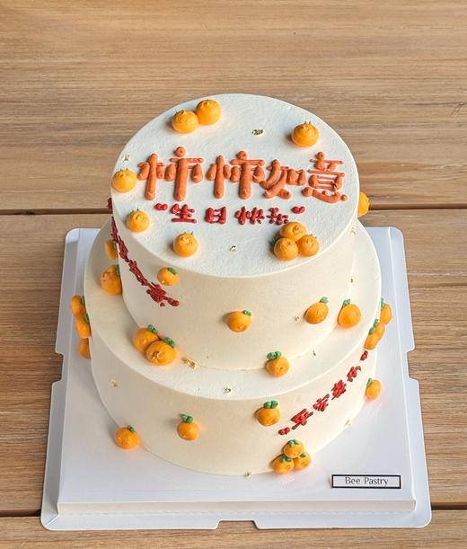 柿柿如意手绘E款 双层 商品图1