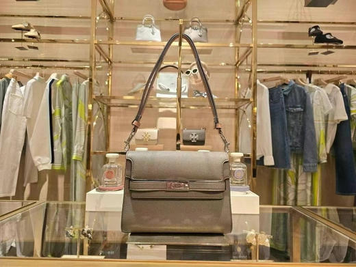 ¥4680🉐这个神仙灰色终于有货啦‼️ TB 省大米的时刻！国内8000➕ Tory burch新款lee radziwill单肩包 年后发 商品图0