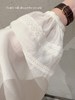 拥有花朵的人 重工手工工艺+蕾丝拼接 高档质感醋酸梭织面料连衣裙 珍珠白 商品缩略图4