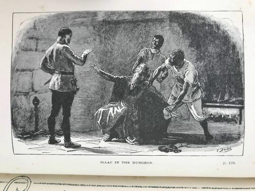 1897年 司各特《艾凡赫》 1幅插图 真皮精装32开 商品图2