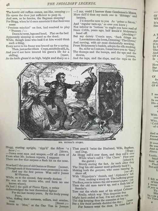 1885年 托马斯·英格斯比《玄怪录》 克鲁克香克、里奇等名家50幅插图 漆布精装32开 商品图10