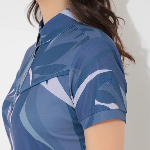 callaway高尔夫精品女装 花色短袖 200cc透气凉感面料 防晒速干 商品图3