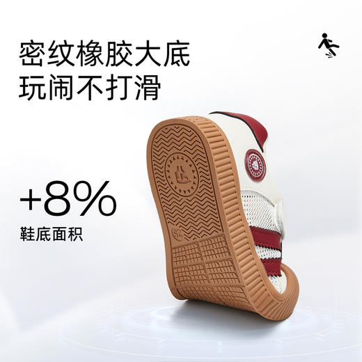 泰兰尼斯春季新款儿童幼儿园室内鞋男童休闲板鞋女童防滑运动鞋子  T02X5A5919 商品图3