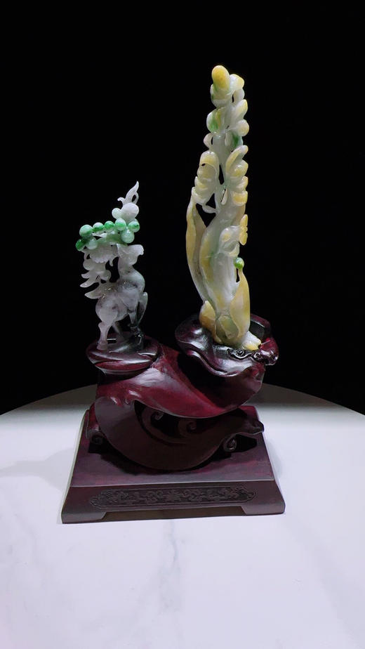 620790翡翠摆件【一路发财】 商品图2