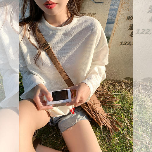 <曾小咸推荐>4.9现货秒杀 ！微信超特价！韩系刺绣罩衫T恤 日常139.99 立减80 秒杀59.99！！ 商品图1